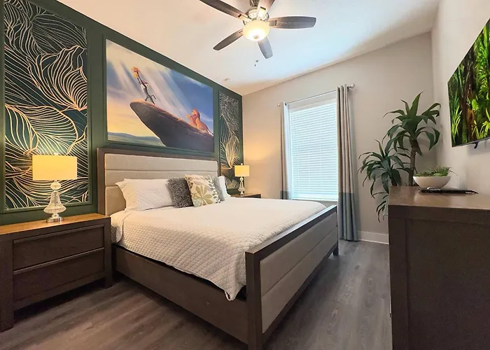 5 Min To Disney Renovated 4Br • Themed Rooms • Bbq